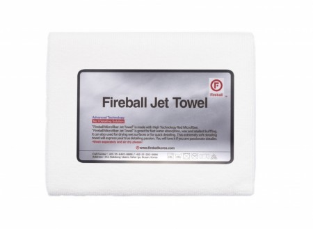 Fireball Jet Towel hvit (60x40 cm)